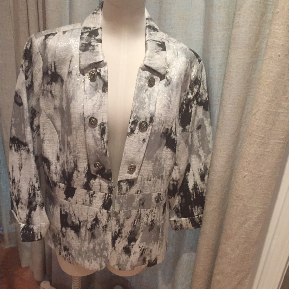 CHRISTOPHER & BANKS Sparkly jacket - XL- NWT - Picture 9 of 9